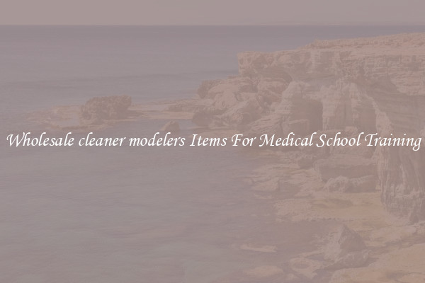 Wholesale cleaner modelers Items For Medical School Training