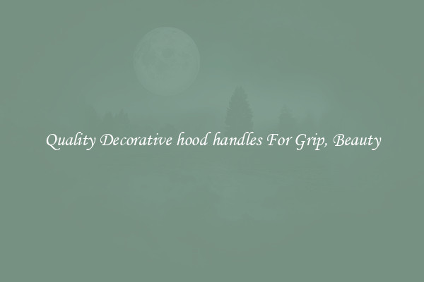 Quality Decorative hood handles For Grip, Beauty