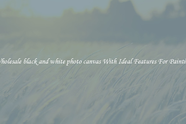 Wholesale black and white photo canvas With Ideal Features For Painting