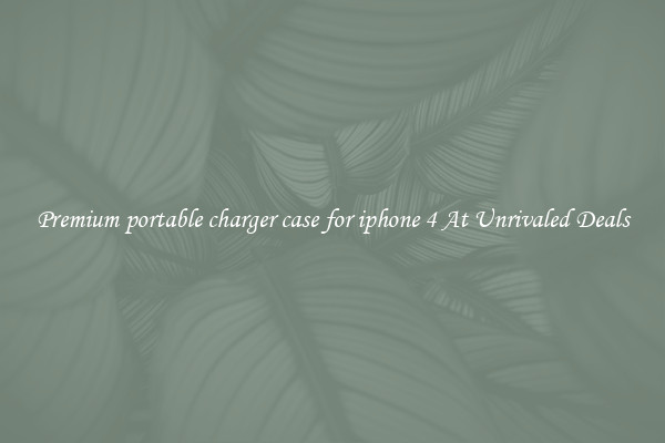 Premium portable charger case for iphone 4 At Unrivaled Deals